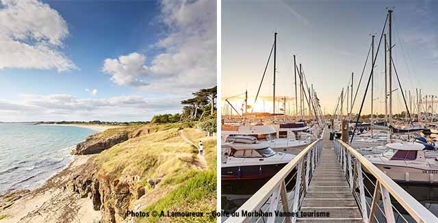 Tourisme en Bretagne dans le Golfe du Morbihan autour des gîtes Kerhallec