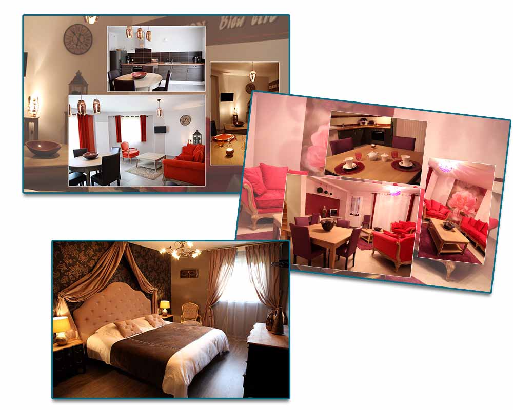 Décoration soignée et gîtes équipés haut-de-gamme