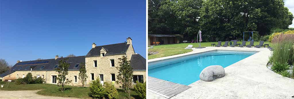 Les gîtes du domaine Kerhallec en Bretagne dans le Golfe du Morbihan