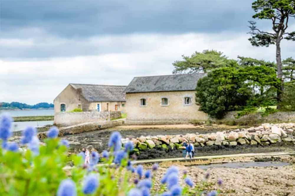 L’île Berder depuis Larmor-Baden